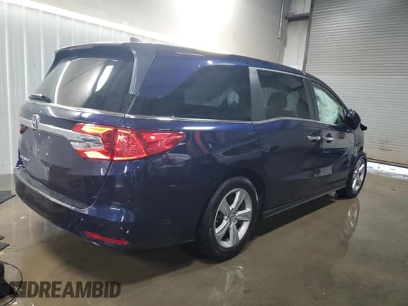 ✅ 2019 Honda Odyssey EX-L • VIN: 5FNRL6H74KB089532 • Lot: 92609465. Listed on Copart with 82,886 mi. Free auction sales archive from the USA and detailed vehicle history report at DreamBid. Image 3.
