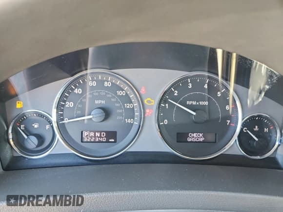 ✅ 2009 Jeep Grand Cherokee • VIN: 1J8HR68T69C520847 • Lot: 89548155. Listed on Copart with 322,340 mi. Free auction sales archive from the USA and detailed vehicle history report at DreamBid. Image 9.