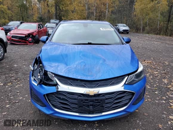 2019 Chevrolet Cruze LT with VIN 3G1BE6SM7KS566917, listed as a Copart auction lot 87097245 with 158,856 mi miles and Salvage title. Bid and sale history available at DreamBid. Image 5.