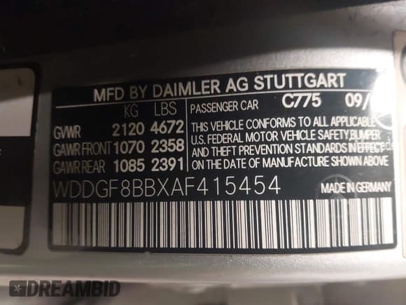 ✅ 2010 Mercedes-Benz C 300 Sport • VIN: WDDGF8BBXAF415454 • Лот: 43854675. Опубликован ранее на IAAI с пробегом 154 790 миль. Бесплатный доступ к архиву аукционных продаж из США и подробный отчёт об истории автомобиля на DreamBid. Изображение 9.