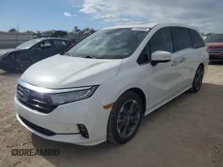 ✅ 2022 Honda Odyssey Elite • VIN: 5FNRL6H98NB057866 • Lot: 91299835. Listed on Copart with 50,378 mi. Free auction sales archive from the USA and detailed vehicle history report at DreamBid. Image 1.