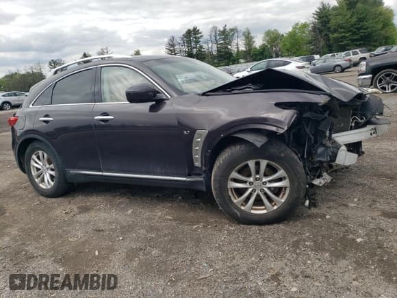 ✅ 2017 Infiniti QX70 • VIN: JN8CS1MW5HM410765 • Лот: 55641545. Опубликован ранее на Copart с пробегом Не указан. Бесплатный доступ к архиву аукционных продаж из США и подробный отчёт об истории автомобиля на DreamBid. Изображение 4.