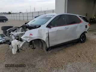 2020 Chevrolet Equinox Premier z VIN 3GNAXXEVXLS574252, wystawiony jako Copart lot #80758145 z przebiegiem Nie podano mil oraz Czysty tytuł • Clean title. Historia ofert i sprzedaży dostępna na DreamBid. Obrazek 1.