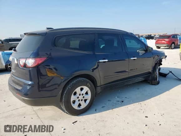 2017 Chevrolet Traverse LS с VIN 1GNKRFED1HJ135014, выставлен на аукционе Copart как лот 80650965 с пробегом 162 665 миль миль и Списание • Salvage title. История ставок и продаж доступна на DreamBid. Изображение 3.