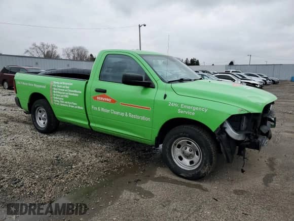 2015 Ram 1500 Tradesman with VIN 3C6JR6DG2FG618159, listed as a Copart auction lot 47571295 with 54,799 mi miles and Clean title. Bid and sale history available at DreamBid. Image 4.