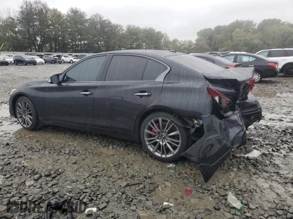 ✅ 2021 Infiniti Q50 Red Sport 400 • VIN: JN1FV7DR1MM880432 • Lot: 86249365. Listed on Copart with 36,452 mi. Free auction sales archive from the USA and detailed vehicle history report at DreamBid. Image 2.