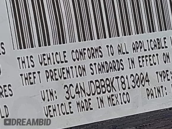 ✅ 2019 Jeep Compass Latitude • VIN: 3C4NJDBB8KT813004 • Лот: 42930850. Опубликован ранее на IAAI с пробегом 75 288 миль. Бесплатный доступ к архиву аукционных продаж из США и подробный отчёт об истории автомобиля на DreamBid. Изображение 9.