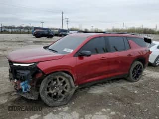 2024 Chevrolet Traverse AWD RS с VIN 1GNEVLKSXRJ163714, выставлен на аукционе Copart как лот 51982035 с пробегом 17 053 миль миль и Списание • Salvage title. История ставок и продаж доступна на DreamBid. Изображение 1.