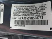 ✅ 2009 Honda Civic LX • VIN: 2HGFA16599H528761 • Lot: 42711842. Wystawiony na IAAI z przebiegiem 128 929 mil. Bezpłatny archiwum sprzedaży aukcyjnych z USA i szczegółowy raport historii pojazdu na DreamBid. Zdjęcie 9.