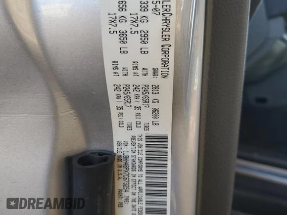 ✅ 2007 Jeep Commander Sport • VIN: 1J8HH48PX7C673254 • Лот: 88316325. Опубликован ранее на Copart с пробегом 107 899 миль. Бесплатный доступ к архиву аукционных продаж из США и подробный отчёт об истории автомобиля на DreamBid. Изображение 15.