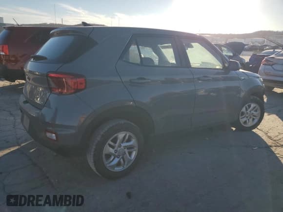 ✅ 2022 Hyundai Venue SE • VIN: KMHRB8A33NU153525 • Lot: 82780024. Listed on Copart with 92,146 mi. Free auction sales archive from the USA and detailed vehicle history report at DreamBid. Image 3.