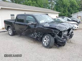 2022 Ram 1500 Big Horn with VIN 1C6RRFFG9NN400564, listed as a IAAI auction lot 42364826 with 18,618 mi miles and . Bid and sale history available at DreamBid. Image 1.