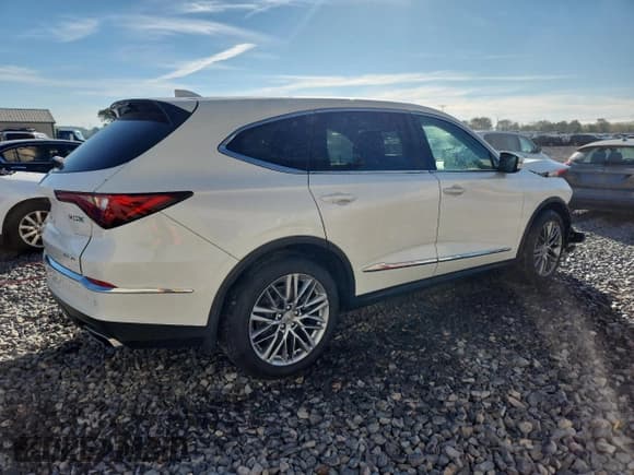 ✅ 2024 Acura MDX Technology • VIN: 5J8YE1H44RL007760 • Lot: 89446215. Listed on Copart with 15,164 mi. Free auction sales archive from the USA and detailed vehicle history report at DreamBid. Image 3.