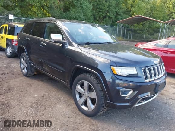 ✅ 2014 Jeep Grand Cherokee Overland • VIN: 1C4RJFCGXEC269676 • Lot: 43260952. Listed on IAAI with 248,175 mi. Free auction sales archive from the USA and detailed vehicle history report at DreamBid. Image 1.