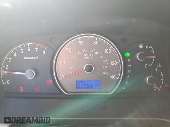 2007 Hyundai Elantra GLS z VIN KMHDU46D17U243354, wystawiony jako Copart lot #84897715 z przebiegiem 200 687 mil mil oraz Szkoda całkowita • Salvage title. Historia ofert i sprzedaży dostępna na DreamBid. Obrazek 9.