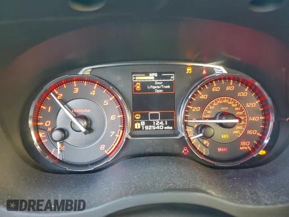 ✅ 2017 Subaru WRX Premium • VIN: JF1VA1E62H9835505 • Lot: 96697905. Listed on Copart with 192,540 mi. Free auction sales archive from the USA and detailed vehicle history report at DreamBid. Image 9.