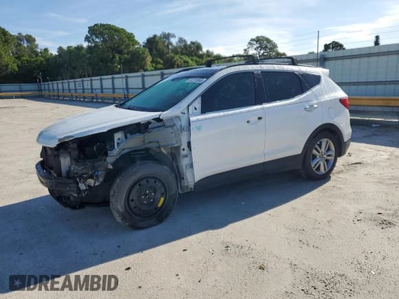 ✅ 2015 Hyundai Santa Fe • VIN: 5XYZW4LA3FG283692 • Лот: 61231853. Опубликован ранее на Copart с пробегом 81 443 миль. Бесплатный доступ к архиву аукционных продаж из США и подробный отчёт об истории автомобиля на DreamBid. Изображение 1.