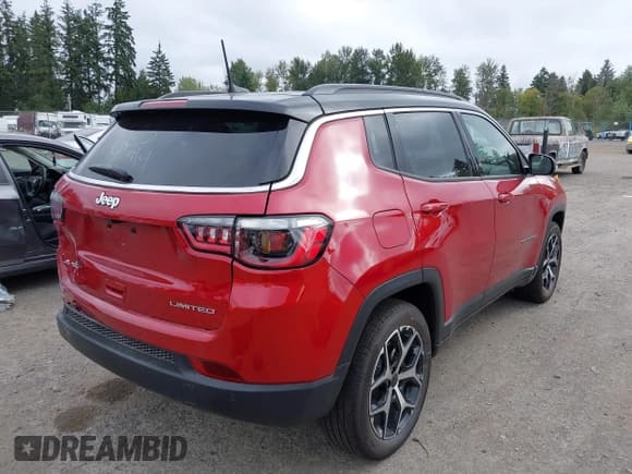 ✅ 2025 Jeep Compass Limited • VIN: 3C4NJDCN8ST578208 • Lot: 43209842. Wystawiony na IAAI z przebiegiem 2 016 mil. Bezpłatny archiwum sprzedaży aukcyjnych z USA i szczegółowy raport historii pojazdu na DreamBid. Zdjęcie 4.