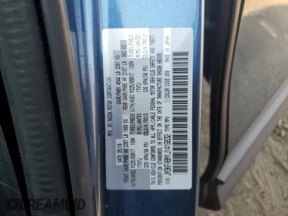 ✅ 2018 Mazda CX-5 Sport • VIN: JM3KFABM1J1419832 • Lot: 81958875. Wystawiony na Copart z przebiegiem 126 736 mil. Bezpłatny archiwum sprzedaży aukcyjnych z USA i szczegółowy raport historii pojazdu na DreamBid. Zdjęcie 12.