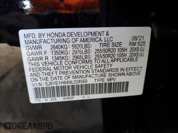 ✅ 2022 Acura MDX Advance • VIN: 5J8YE1H84NL024569 • Lot: 84029465. Wystawiony na Copart z przebiegiem 39 408 mil. Bezpłatny archiwum sprzedaży aukcyjnych z USA i szczegółowy raport historii pojazdu na DreamBid. Zdjęcie 13.