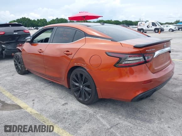 ✅ 2020 Nissan Maxima SR • VIN: 1N4AA6EV1LC373498 • Lot: 43142838. Listed on IAAI with 85,571 mi. Free auction sales archive from the USA and detailed vehicle history report at DreamBid. Image 3.