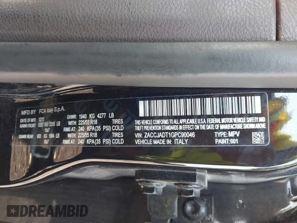 ✅ 2016 Jeep Renegade Limited • VIN: ZACCJADT1GPC90046 • Лот: 43251032. Опубликован ранее на IAAI с пробегом 104 255 миль. Бесплатный доступ к архиву аукционных продаж из США и подробный отчёт об истории автомобиля на DreamBid. Изображение 9.