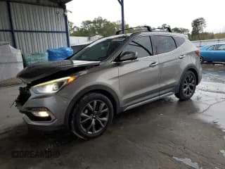 ✅ 2017 Hyundai Santa Fe Ultimate • VIN: 5XYZW4LA6HG386379 • Лот: 89524485. Опубликован ранее на Copart с пробегом 118 220 миль. Бесплатный доступ к архиву аукционных продаж из США и подробный отчёт об истории автомобиля на DreamBid. Изображение 1.