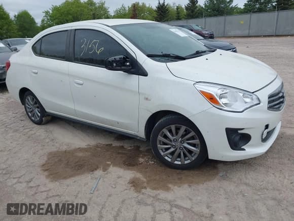 ✅ 2019 Mitsubishi Mirage ES • VIN: ML32F3FJ2KHF09476 • Lot: 42193156. Listed on IAAI with 140,534 mi. Free auction sales archive from the USA and detailed vehicle history report at DreamBid. Image 1.