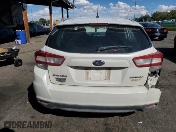 ✅ 2017 Subaru Impreza • VIN: 4S3GTAA68H3747404 • Lot: 80226125. Listed on Copart with Not provided. Free auction sales archive from the USA and detailed vehicle history report at DreamBid. Image 6.