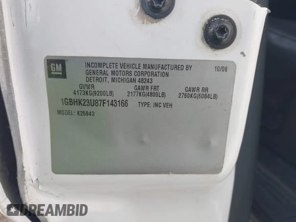 ✅ 2007 Chevrolet Silverado 2500HD • VIN: 1GBHK23U87F143166 • Лот: 41913814. Опубликован ранее на IAAI с пробегом 412 948 миль. Бесплатный доступ к архиву аукционных продаж из США и подробный отчёт об истории автомобиля на DreamBid. Изображение 9.