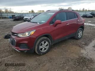 2018 Chevrolet Trax LT with VIN 3GNCJPSB1JL316052, listed as a Copart auction lot 87449795 with 81,551 mi miles and Salvage title. Bid and sale history available at DreamBid. Image 1.
