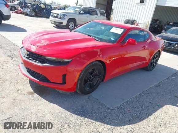 ✅ 2023 Chevrolet Camaro 1LT • VIN: 1G1FB1RS9P0129369 • Lot: 43281405. Listed on IAAI with 44,832 mi. Free auction sales archive from the USA and detailed vehicle history report at DreamBid. Image 2.