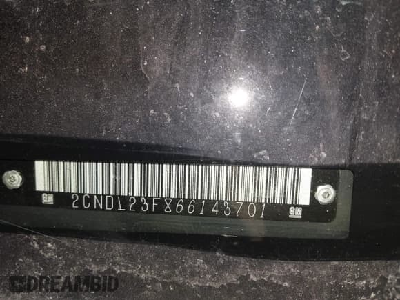 ✅ 2006 Chevrolet Equinox LS • VIN: 2CNDL23F866143701 • Лот: 42063580. Опубликован ранее на IAAI с пробегом 180 703 миль. Бесплатный доступ к архиву аукционных продаж из США и подробный отчёт об истории автомобиля на DreamBid. Изображение 9.