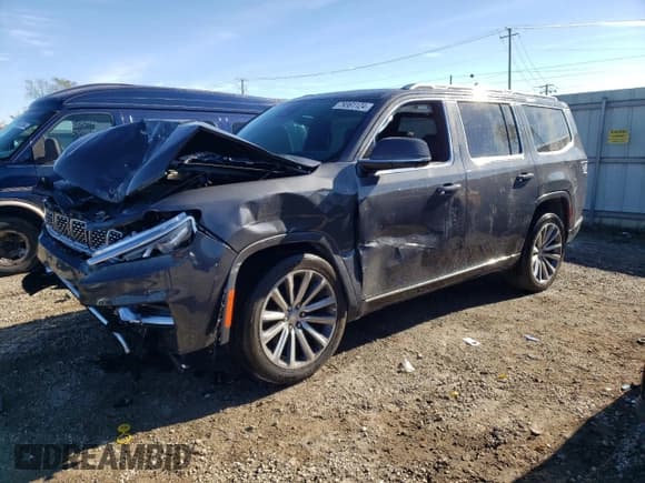 ✅ 2023 Jeep Grand Wagoneer Series II Obsidian • VIN: 1C4SJVFJ7PS530192 • Лот: 79361124. Опубликован ранее на Copart с пробегом 33 730 миль. Бесплатный доступ к архиву аукционных продаж из США и подробный отчёт об истории автомобиля на DreamBid. Изображение 1.