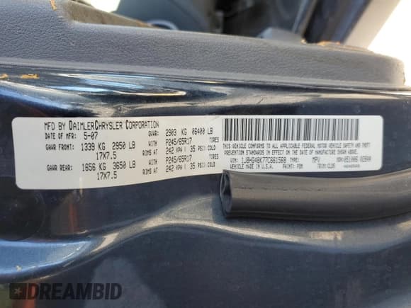 ✅ 2007 Jeep Commander Sport • VIN: 1J8HG48K77C661568 • Lot: 71834435. Wystawiony na Copart z przebiegiem 143 637 mil. Bezpłatny archiwum sprzedaży aukcyjnych z USA i szczegółowy raport historii pojazdu na DreamBid. Zdjęcie 14.