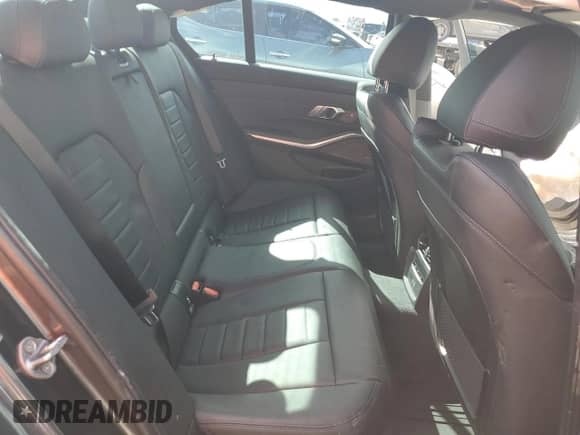 2021 BMW 3 Series M340i with VIN WBA5U7C0XMFL33109, listed as a Copart auction lot 80183354 with Not provided miles and Salvage title. Bid and sale history available at DreamBid. Image 10.