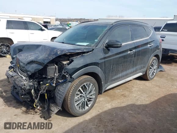 ✅ 2021 Hyundai Tucson Ultimate • VIN: KM8J3CAL7MU312171 • Лот: 41554775. Опубликован ранее на IAAI с пробегом 57 294 миль. Бесплатный доступ к архиву аукционных продаж из США и подробный отчёт об истории автомобиля на DreamBid. Изображение 2.
