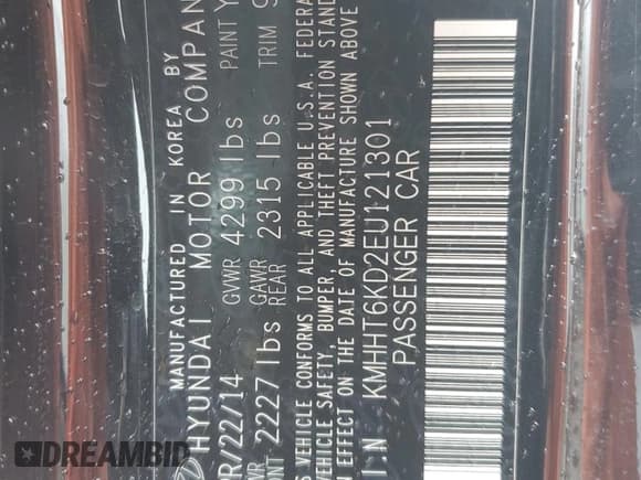 ✅ 2014 Hyundai Genesis Coupe Premium • VIN: KMHHT6KD2EU121301 • Lot: 49536165. Wystawiony na Copart z przebiegiem Nie podano. Bezpłatny archiwum sprzedaży aukcyjnych z USA i szczegółowy raport historii pojazdu na DreamBid. Zdjęcie 12.