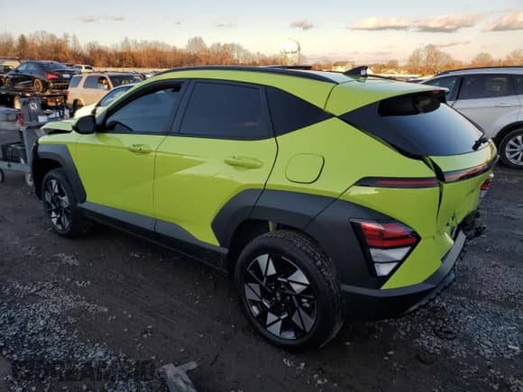 2024 Hyundai Kona SEL with VIN KM8HBCAB9RU116393, listed as a Copart auction lot 82547634 with 17,381 mi miles and Salvage title. Bid and sale history available at DreamBid. Image 2.