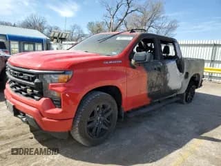 ✅ 2022 Chevrolet Silverado 1500 Custom • VIN: 1GCPABEK9NZ631964 • Лот: 49977225. Опубликован ранее на Copart с пробегом Не указан. Бесплатный доступ к архиву аукционных продаж из США и подробный отчёт об истории автомобиля на DreamBid. Изображение 1.
