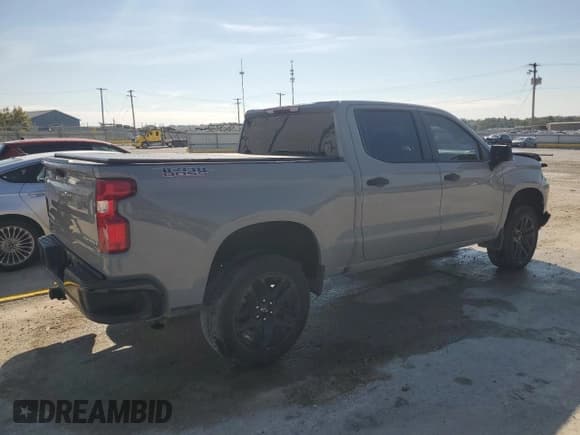 ✅ 2024 Chevrolet Silverado 1500 Custom Trail Boss • VIN: 3GCPDCEKXRG227090 • Lot: 81026295. Listed on Copart with 22,998 mi. Free auction sales archive from the USA and detailed vehicle history report at DreamBid. Image 3.
