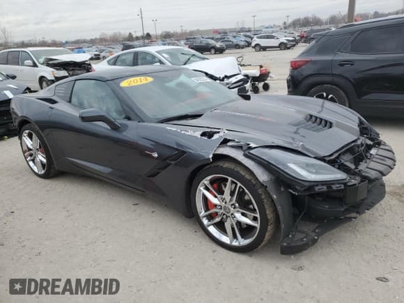 ✅ 2014 Chevrolet Corvette Z51 3LT • VIN: 1G1YM2D77E5106183 • Lot: 84393234. Listed on Copart with 19,986 mi. Free auction sales archive from the USA and detailed vehicle history report at DreamBid. Image 4.