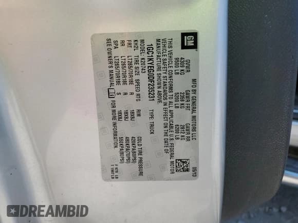 ✅ 2013 Chevrolet Silverado 2500HD LTZ • VIN: 1GC1KYEG0DF235231 • Lot: 67892905. Listed on Copart with 189,373 mi. Free auction sales archive from the USA and detailed vehicle history report at DreamBid. Image 12.