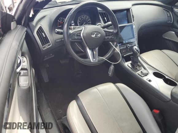 ✅ 2021 Infiniti Q60 Luxe • VIN: JN1EV7KL1MM470465 • Lot: 65456805. Listed on Copart with 63,452 mi. Free auction sales archive from the USA and detailed vehicle history report at DreamBid. Image 8.