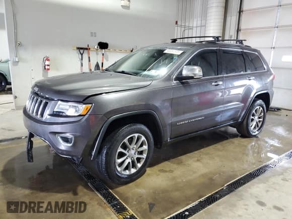 ✅ 2015 Jeep Grand Cherokee Limited • VIN: 1C4RJFBG1FC183627 • Лот: 90084935. Опубликован ранее на Copart с пробегом 151 586 миль. Бесплатный доступ к архиву аукционных продаж из США и подробный отчёт об истории автомобиля на DreamBid. Изображение 1.