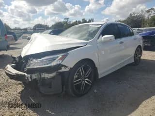 ✅ 2017 Honda Accord Touring • VIN: 1HGCR3F96HA045591 • Lot: 91858085. Listed on Copart with 68,091 mi. Free auction sales archive from the USA and detailed vehicle history report at DreamBid. Image 1.