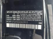 ✅ 2004 Mercedes-Benz CL 500/600 • VIN: WDBPJ75J94A042803 • Лот: 42211320. Опубликован ранее на IAAI с пробегом 75 968 миль. Бесплатный доступ к архиву аукционных продаж из США и подробный отчёт об истории автомобиля на DreamBid. Изображение 9.