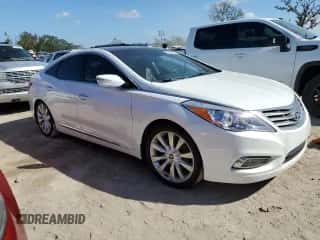 2013 Hyundai Azera z VIN KMHFH4JG3DA215115, wystawiony jako Copart lot #75914224 z przebiegiem Nie podano mil oraz Szkoda całkowita • Salvage title. Historia ofert i sprzedaży dostępna na DreamBid. Obrazek 4.