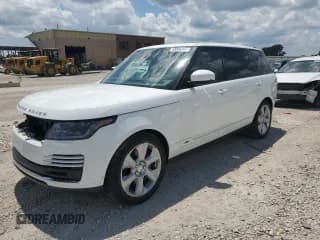 ✅ 2019 Land Rover Range Rover • VIN: SALGS5RE3KA560055 • Lot: 63066365. Wystawiony na Copart z przebiegiem 44 744 mil. Bezpłatny archiwum sprzedaży aukcyjnych z USA i szczegółowy raport historii pojazdu na DreamBid. Zdjęcie 1.