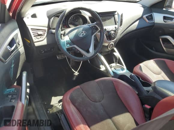 2012 Hyundai Veloster w/Gray Int с VIN KMHTC6AD9CU060361, выставлен на аукционе Copart как лот 80519795 с пробегом 98 265 миль миль и Чистый • Clean title. История ставок и продаж доступна на DreamBid. Изображение 8.